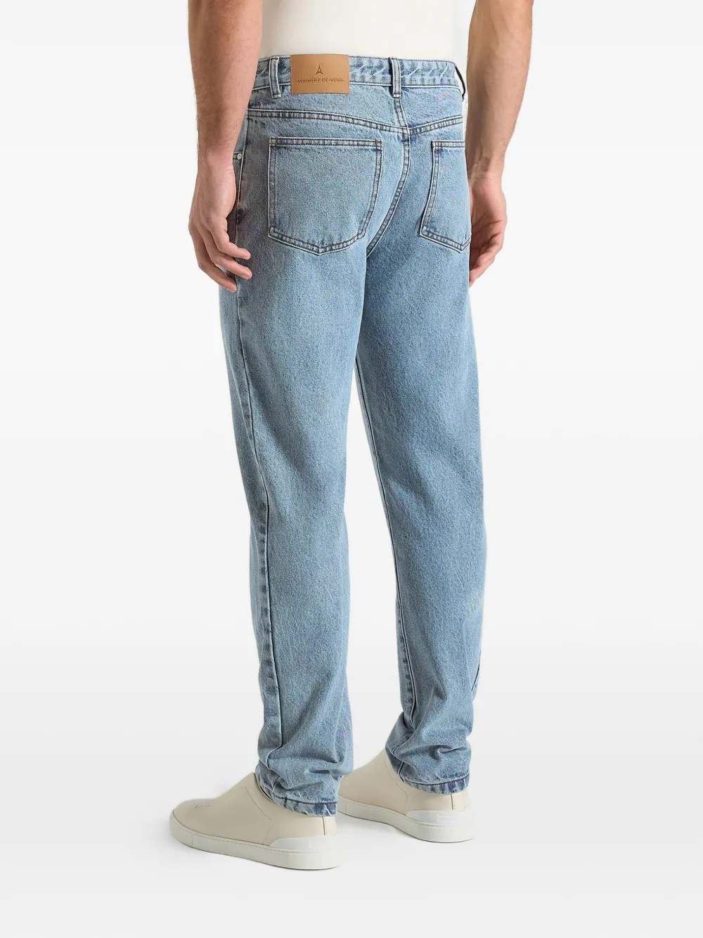  Manière De Voir Dn001 Eiffel-button Jeans - Blue 