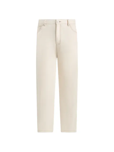 Manière De Voir DN001 contrast-stitching jeans