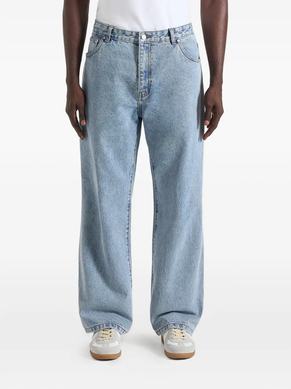 Manière De Voir DN002 faded jeans - Blu