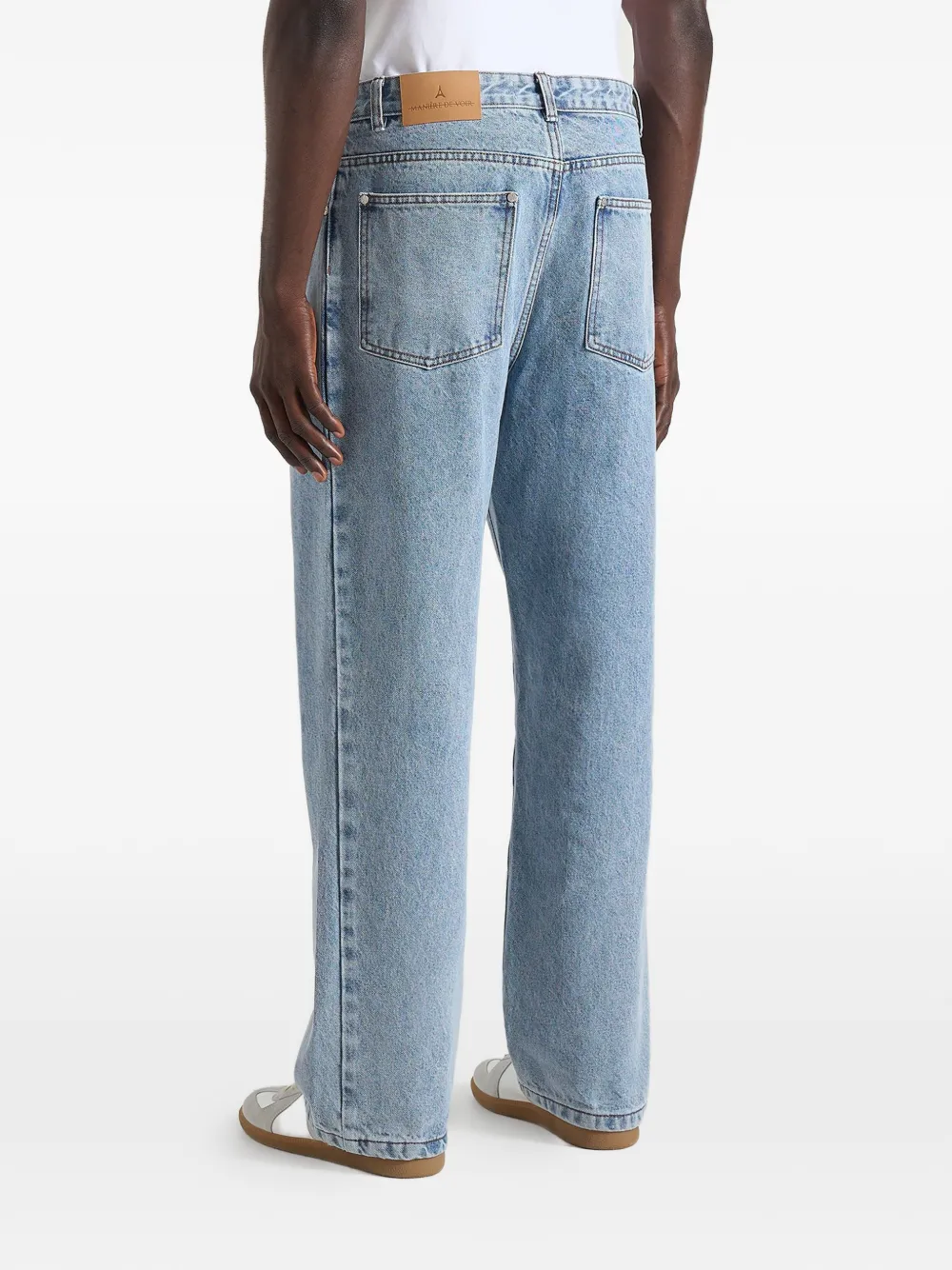 Manière De Voir DN002 relaxed-fit jeans Blauw