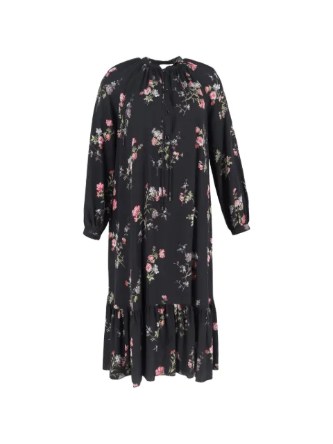 Celine Pre-Owned floral-print midi dress