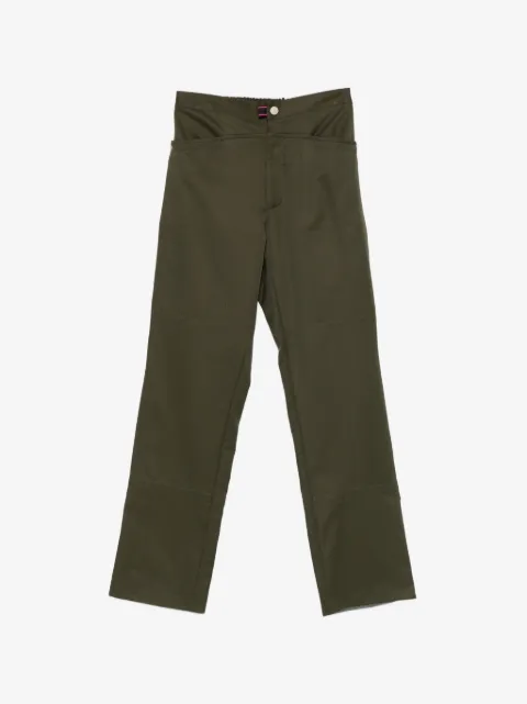 Versace Pre-Owned 2000s zip trousers