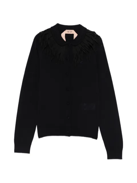 Nº21 cardigan à col pointu