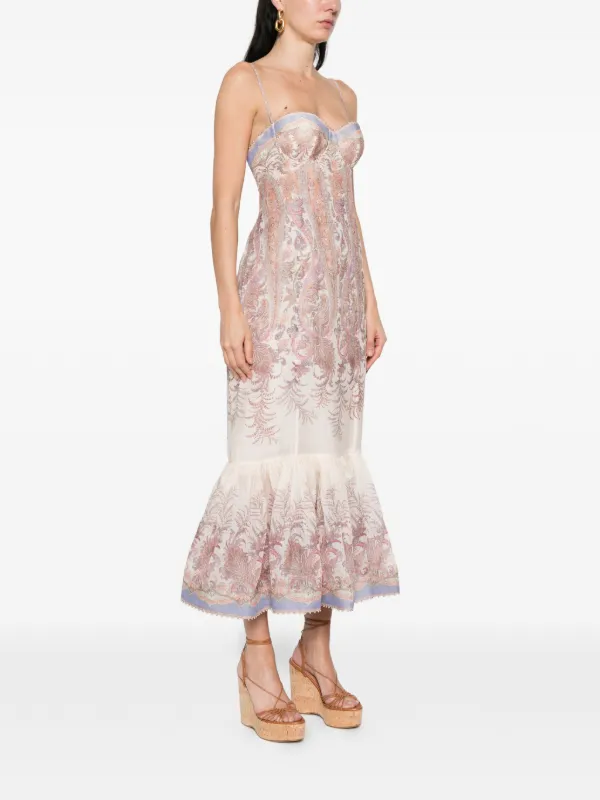 zimmermann sequin dress Zimmermann Kaleidoscope Sequined Tulle Maxi Dress in Natural