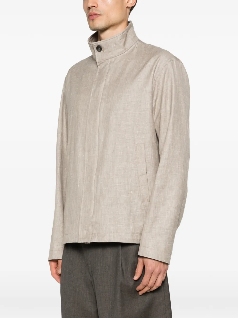 Herno Jack met knopen Beige