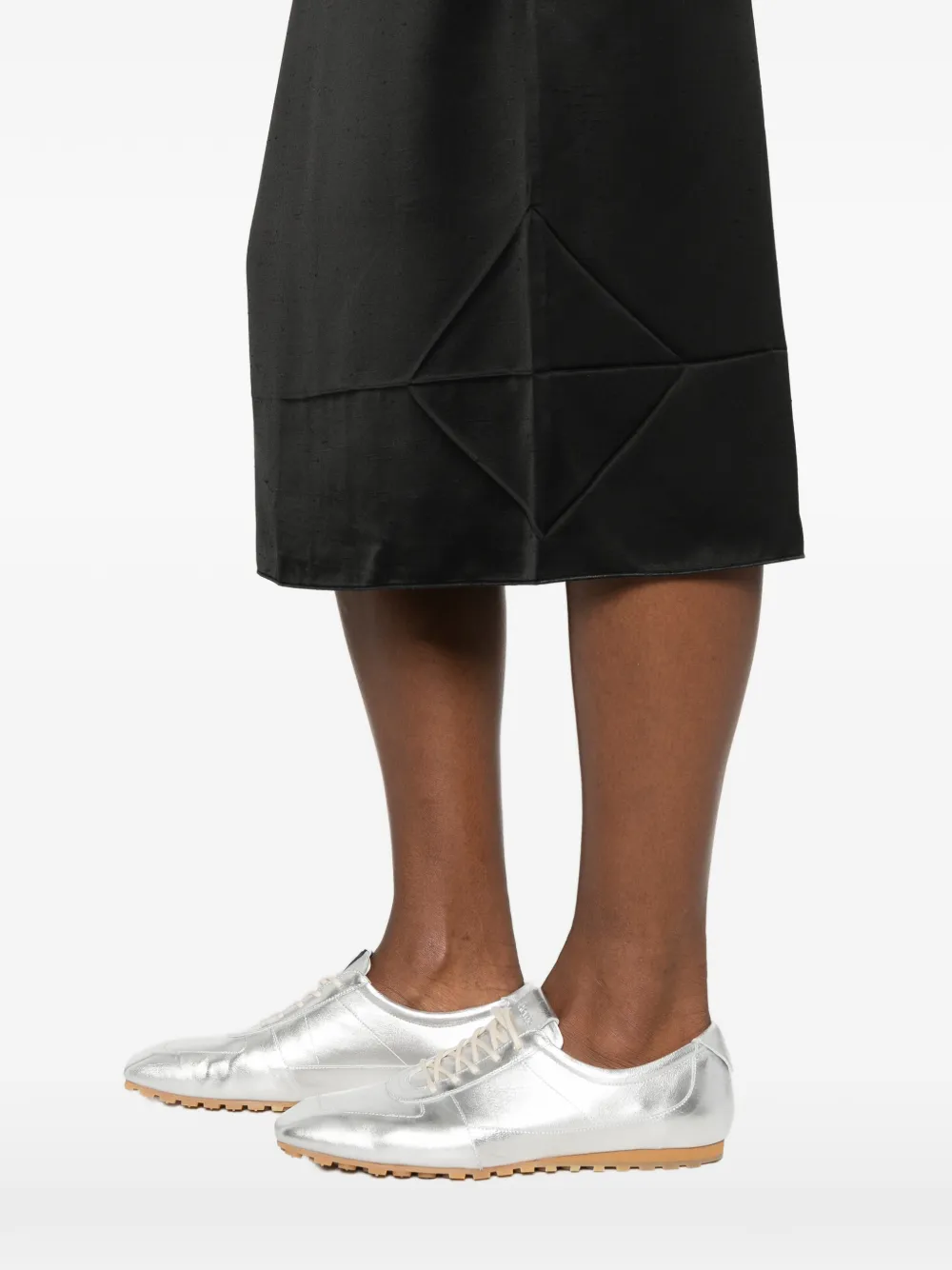Nº21 Mini-rok met ritssluiting Zwart