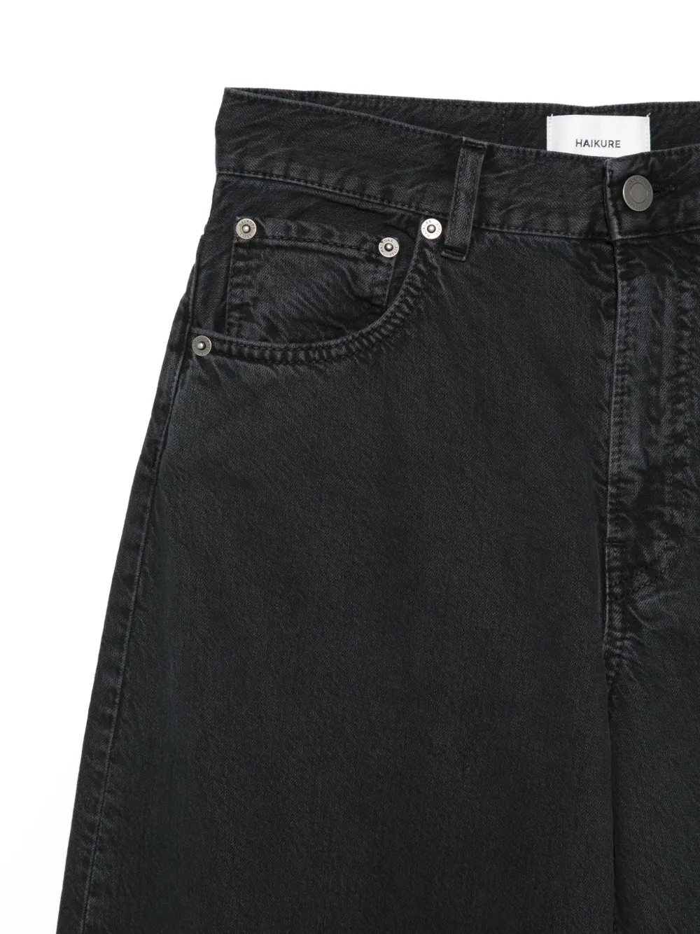 Haikure Twill jeans Zwart