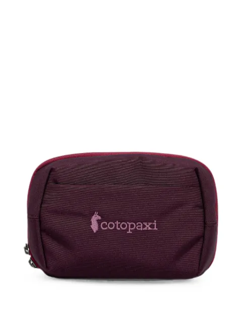 COTOPAXI logo-print zip-around make-up bag
