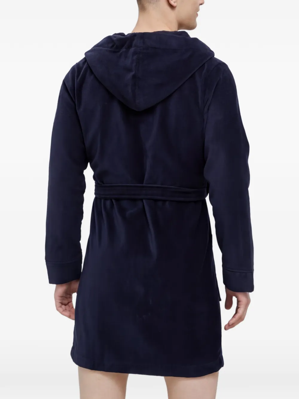CR7 CRISTIANO RONALDO Avondjurk met capuchon en logopatch Blauw