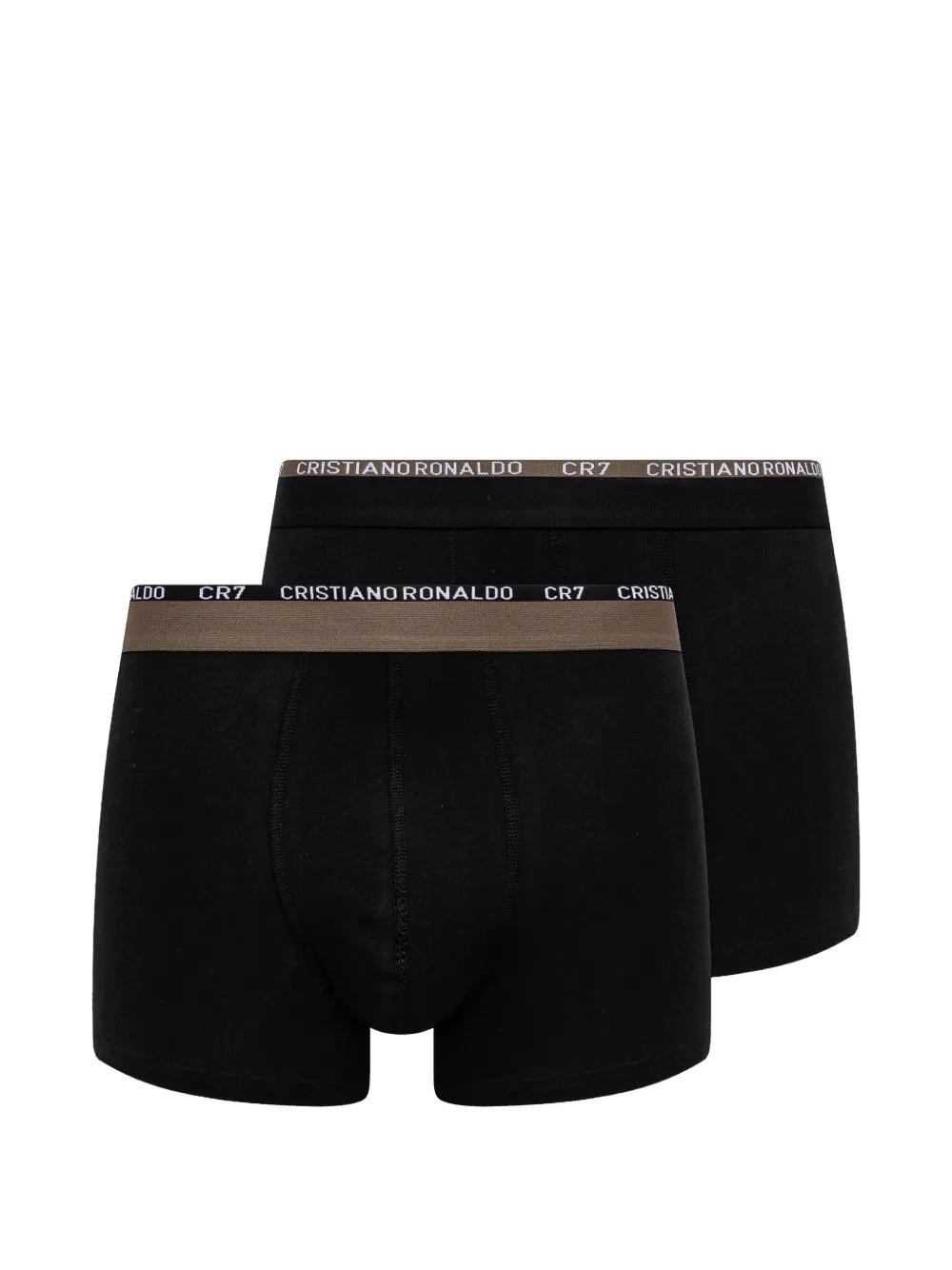 CR7 CRISTIANO RONALDO logo-waistband trunks (set of seven) - Schwarz