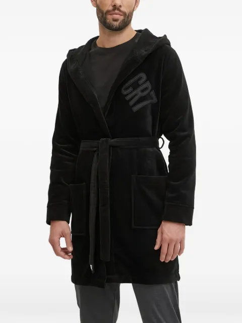 CR7 CRISTIANO RONALDO hooded belted loungewear