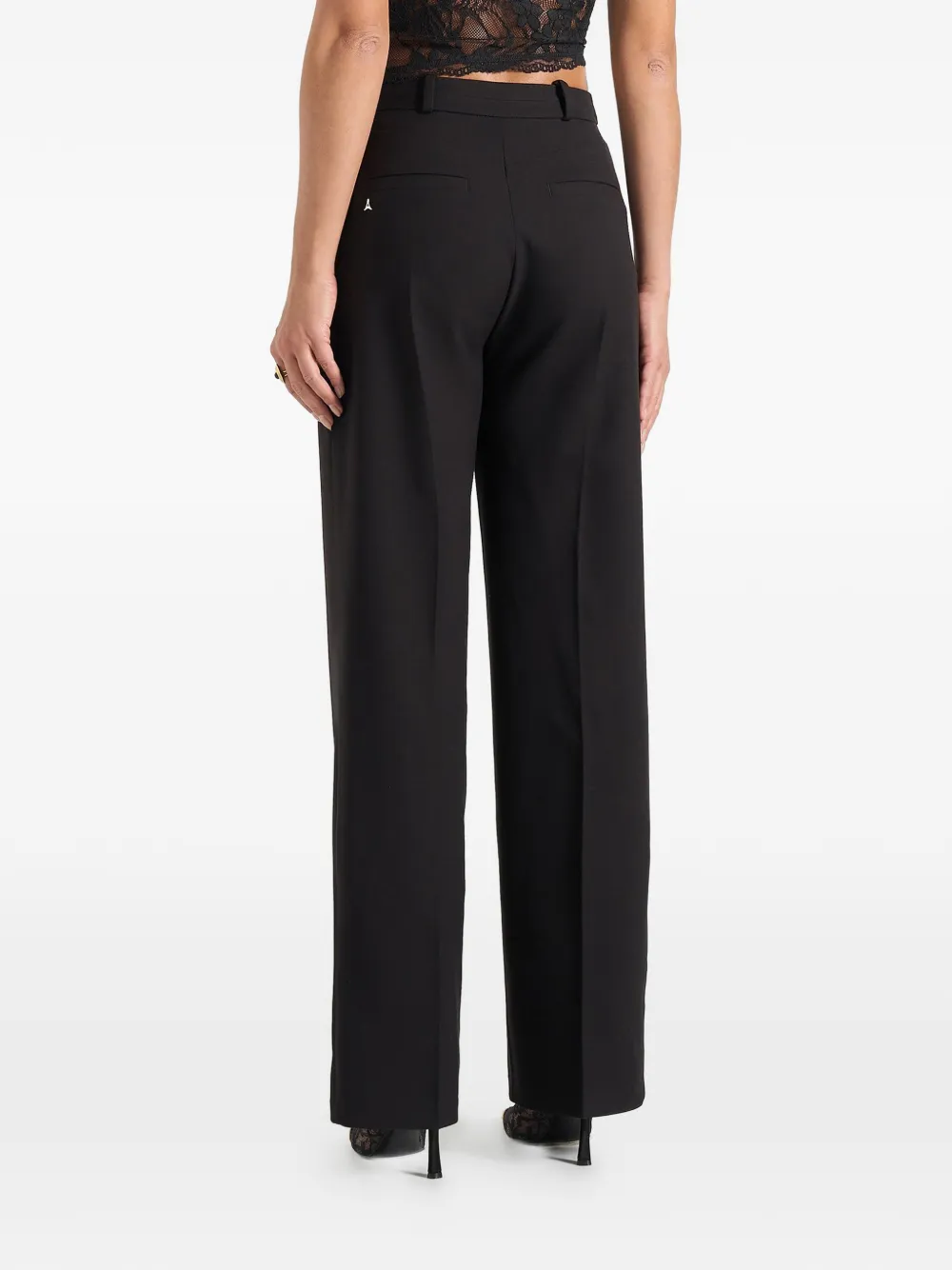 Manière De Voir Doria pantalon met tailleband Zwart