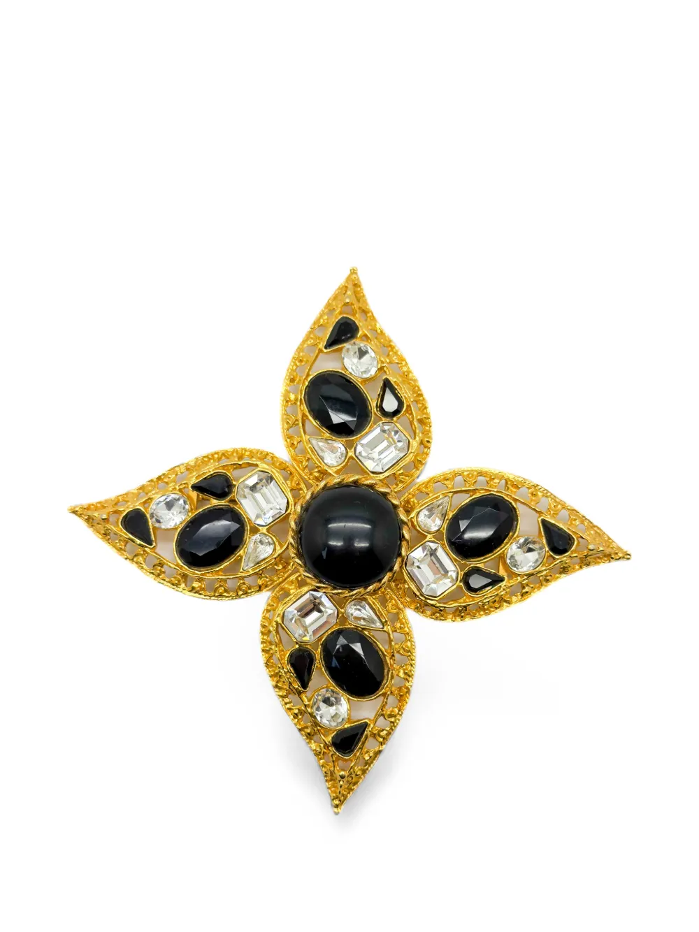 Jennifer Gibson Jewellery 1980s Runway North Star brooch - Oro