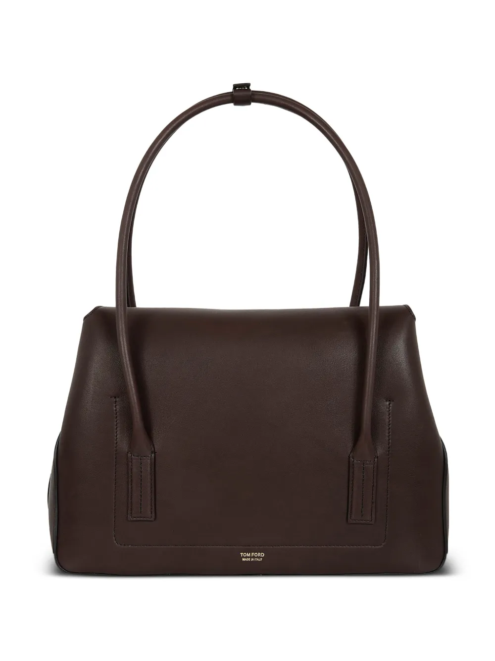 TOM FORD leather tote bag - Braun