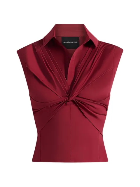 Manière De Voir camisa Yvette in wine