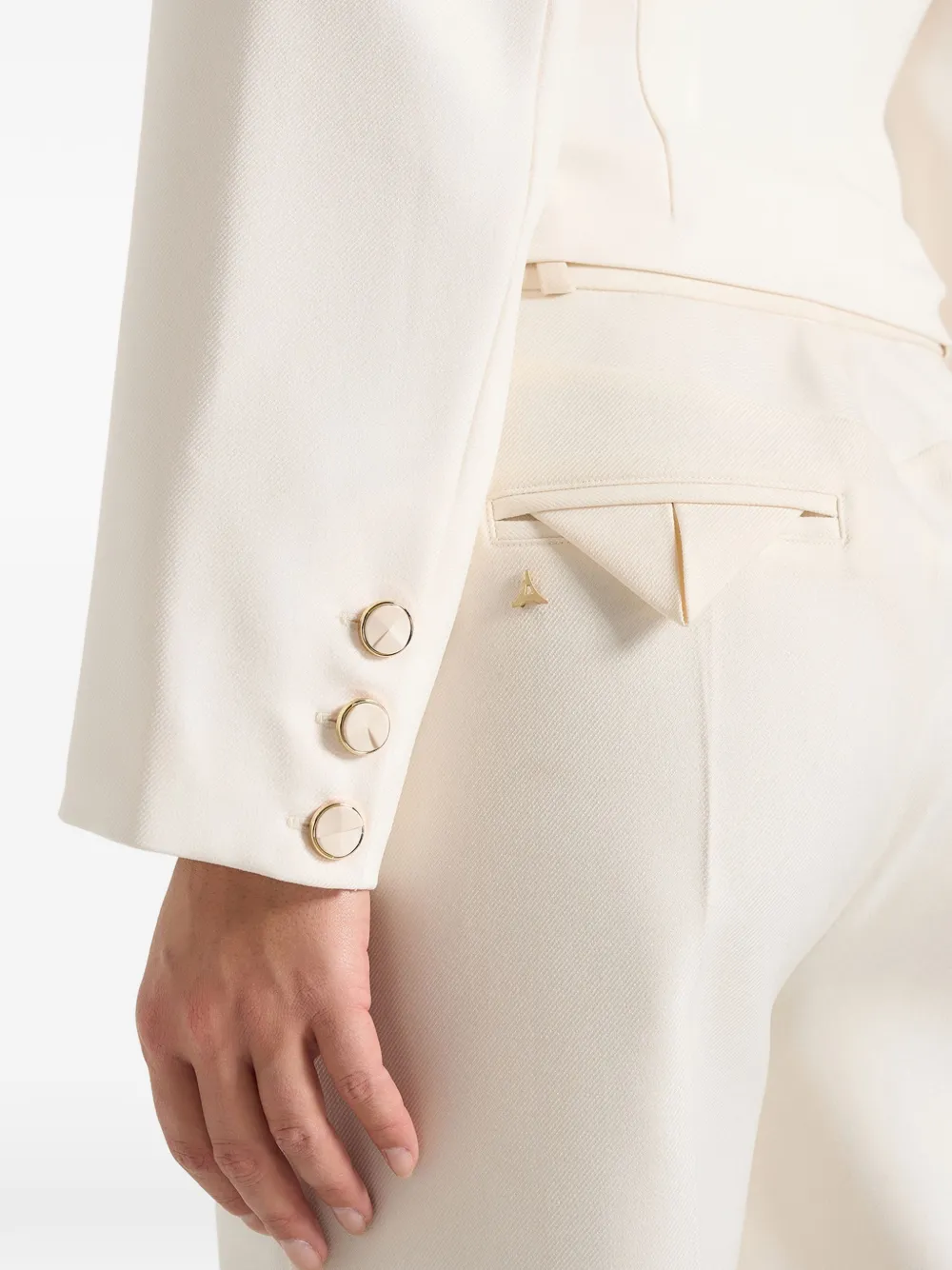 Manière De Voir Prisca cropped jack Beige