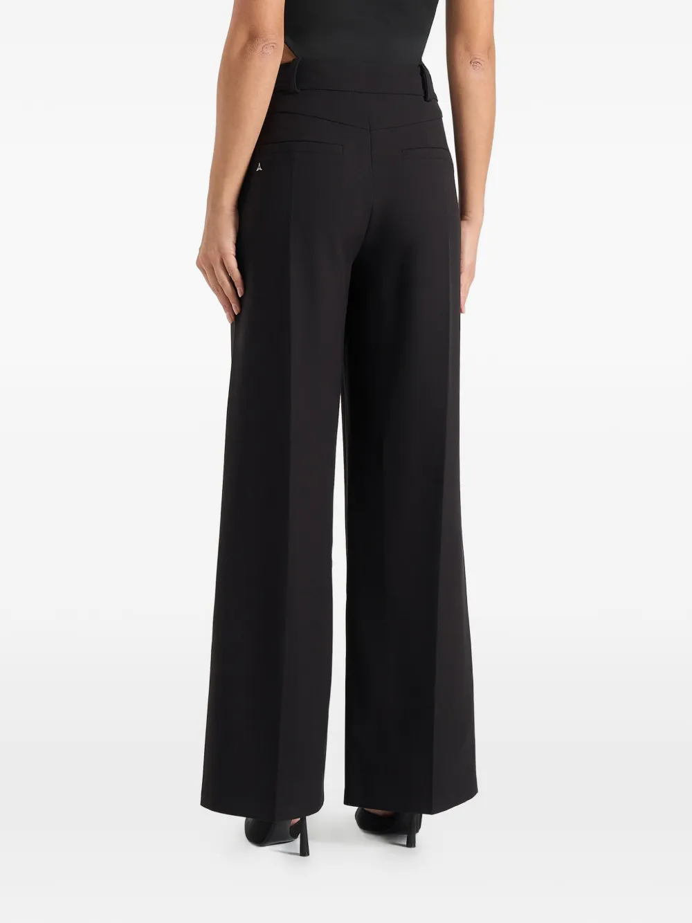 Manière De Voir Beryl wikkelbroek met hardware detail Zwart