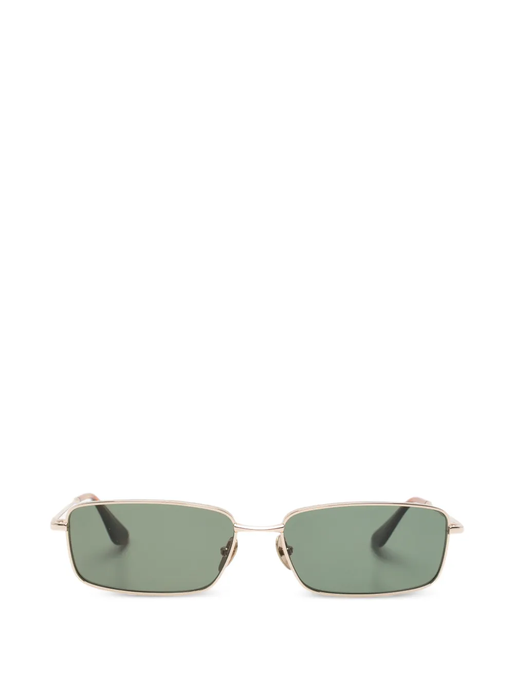 GIGI STUDIOS Livian rectangle-frame sunglasses - Oro