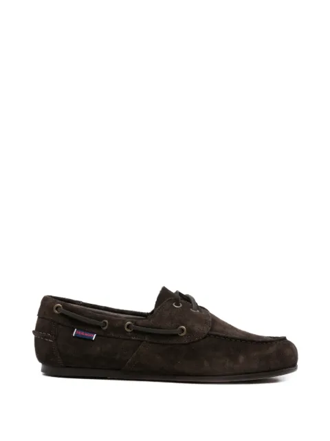 Sebago laced leather sneakers