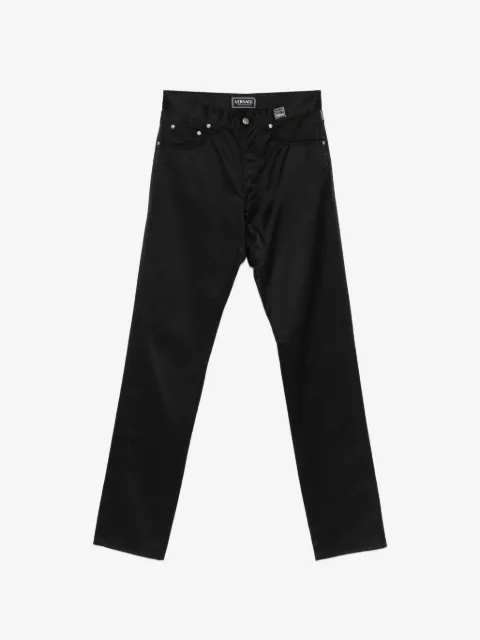 Versace Pre-Owned 1990s belt loops trousers