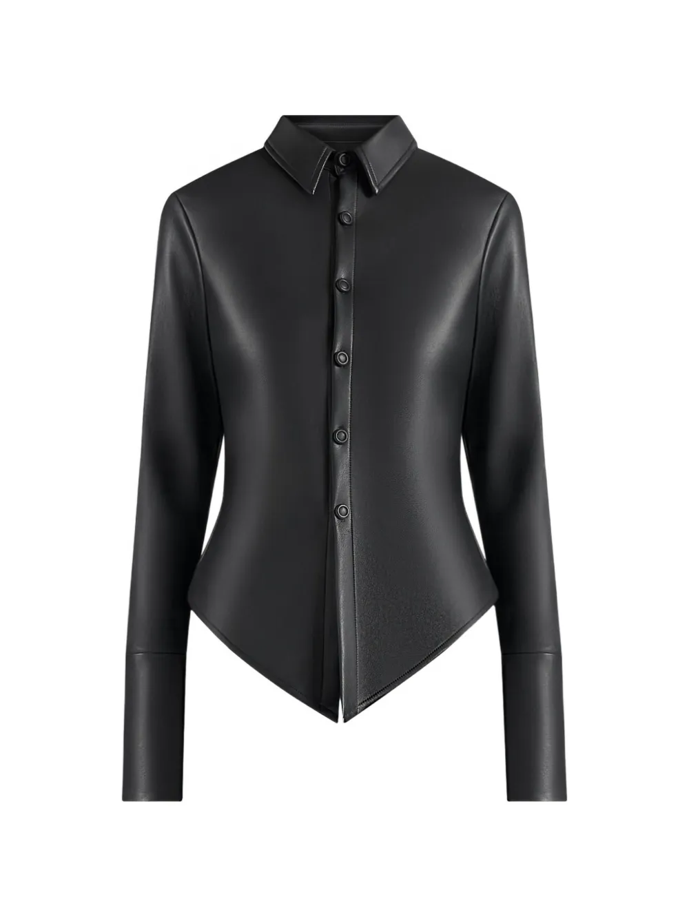 Manière De Voir Sonia darted-seams angular shirt - Nero