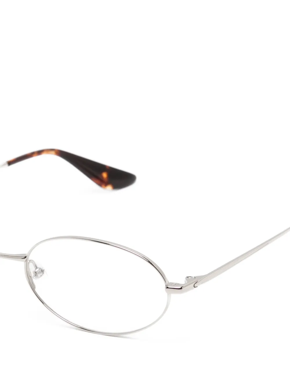  Gigi Studios Isola Oval-frame Glasses - Silver 