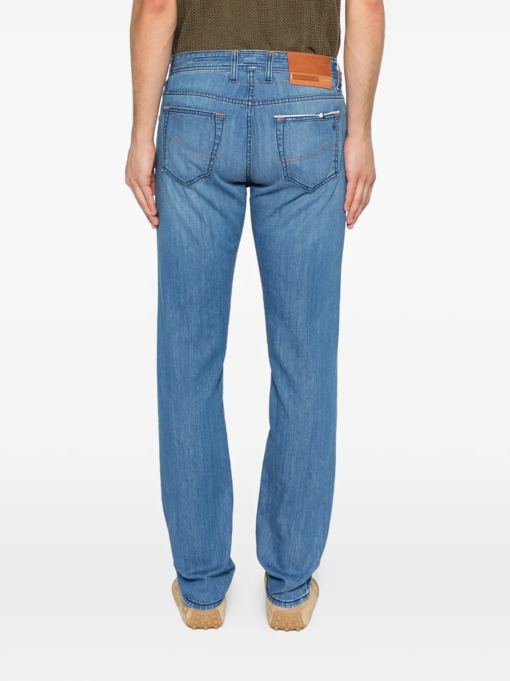 Jacob Cohën Jeans met vijf zakken Blauw
