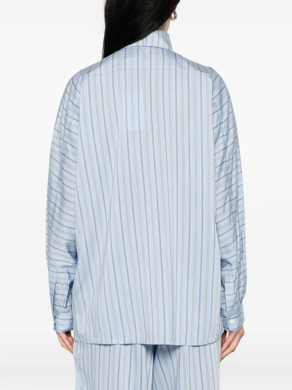 IRO Gestreept overhemd Blauw