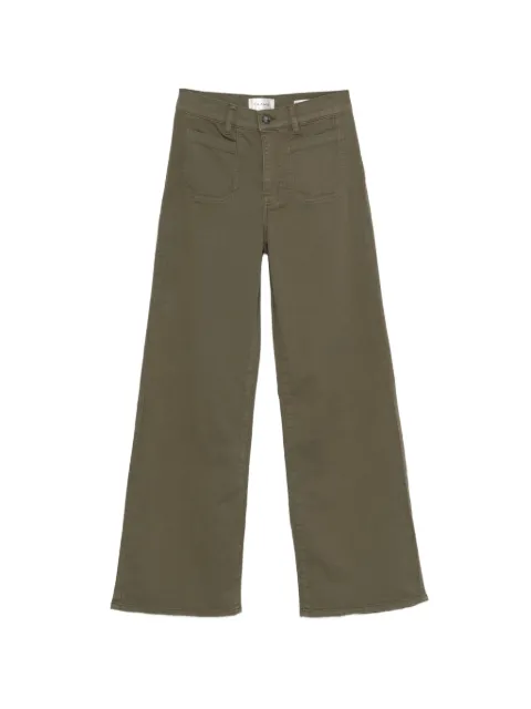 FRAME patch-pocket wide-leg palazzo pants 