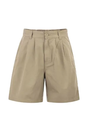Stüssy Big Ol' Leather Shorts | Green | FARFETCH KW