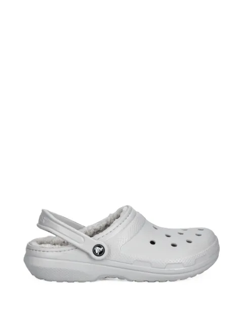 Crocs zuecos capitonados con perforaciones