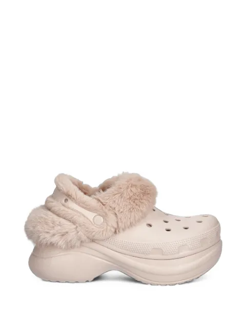 Crocs Bae furry clogs