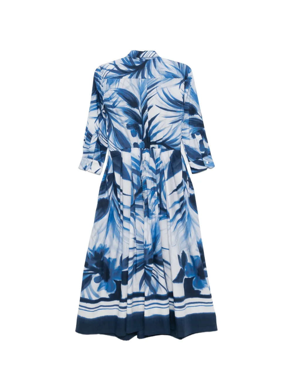  Sara Roka Floral Pocket Dress - Blue 