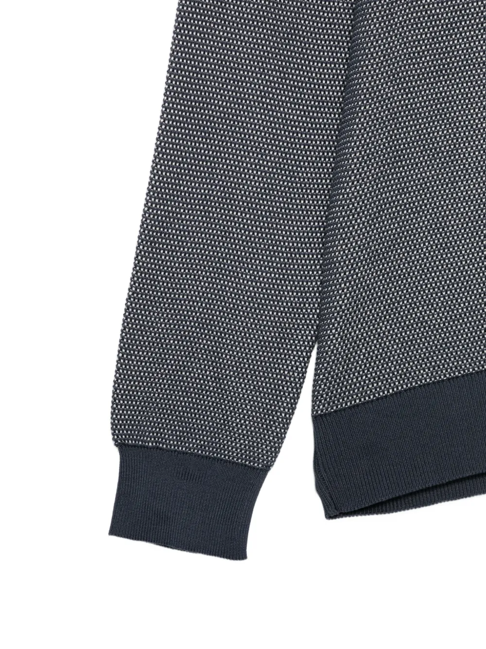  Piacenza 1733 Patterned Silk Sweater - Blue 