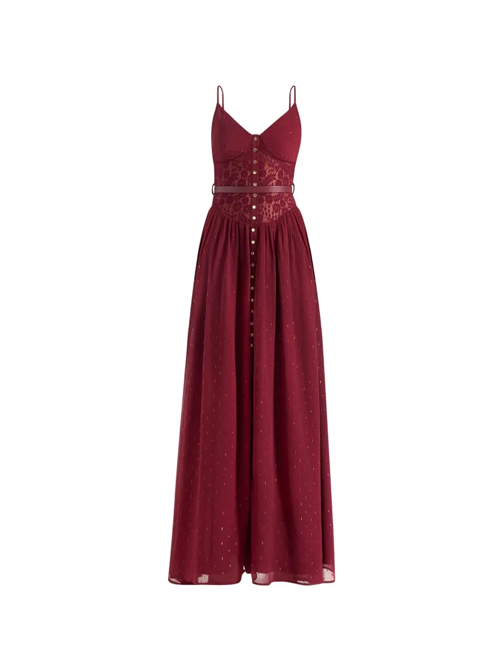 Manière De Voir Abito lungo Rosie - Rosso