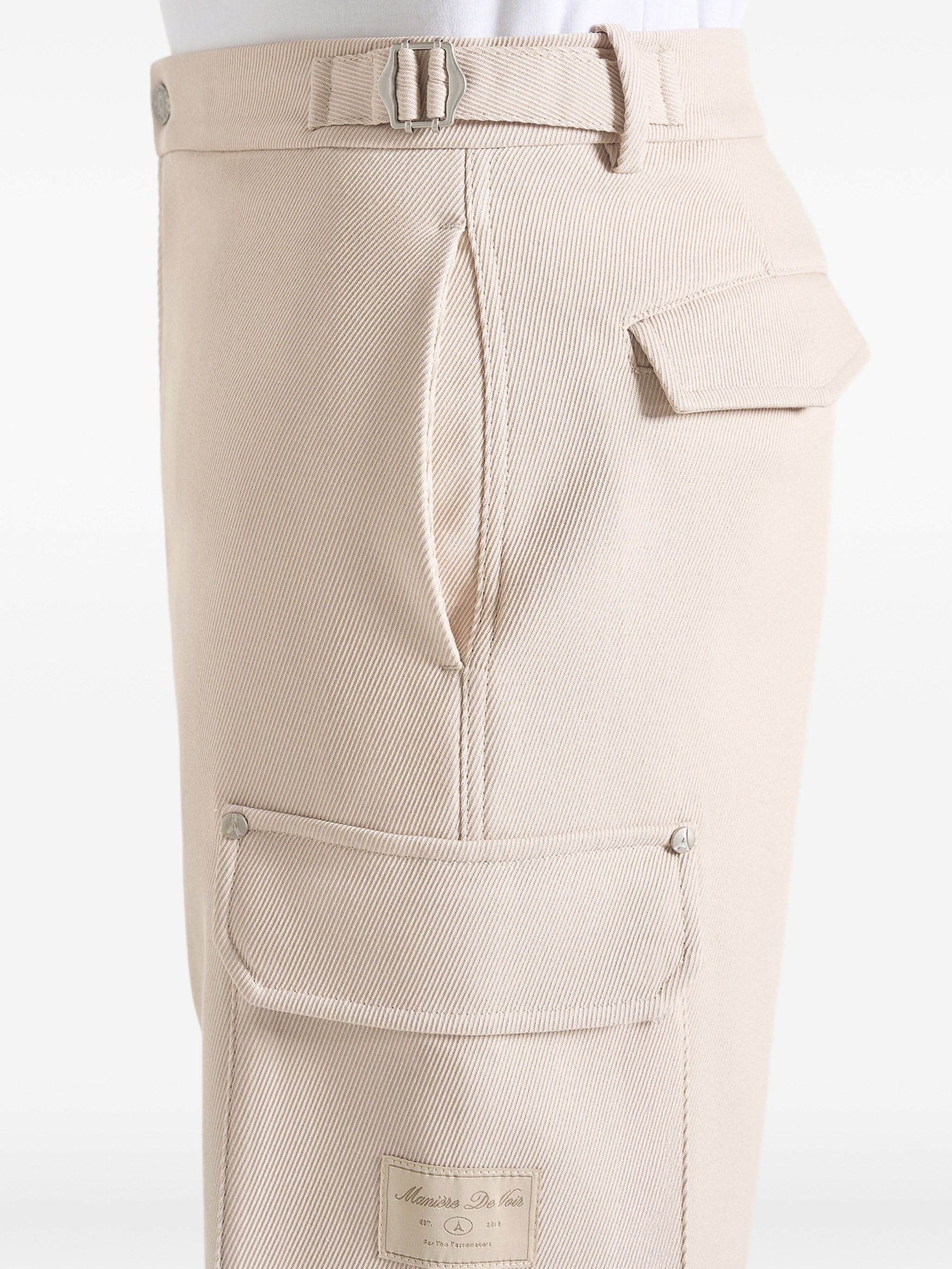Mathis twill Signature wide leg cargo trousers — Image 4