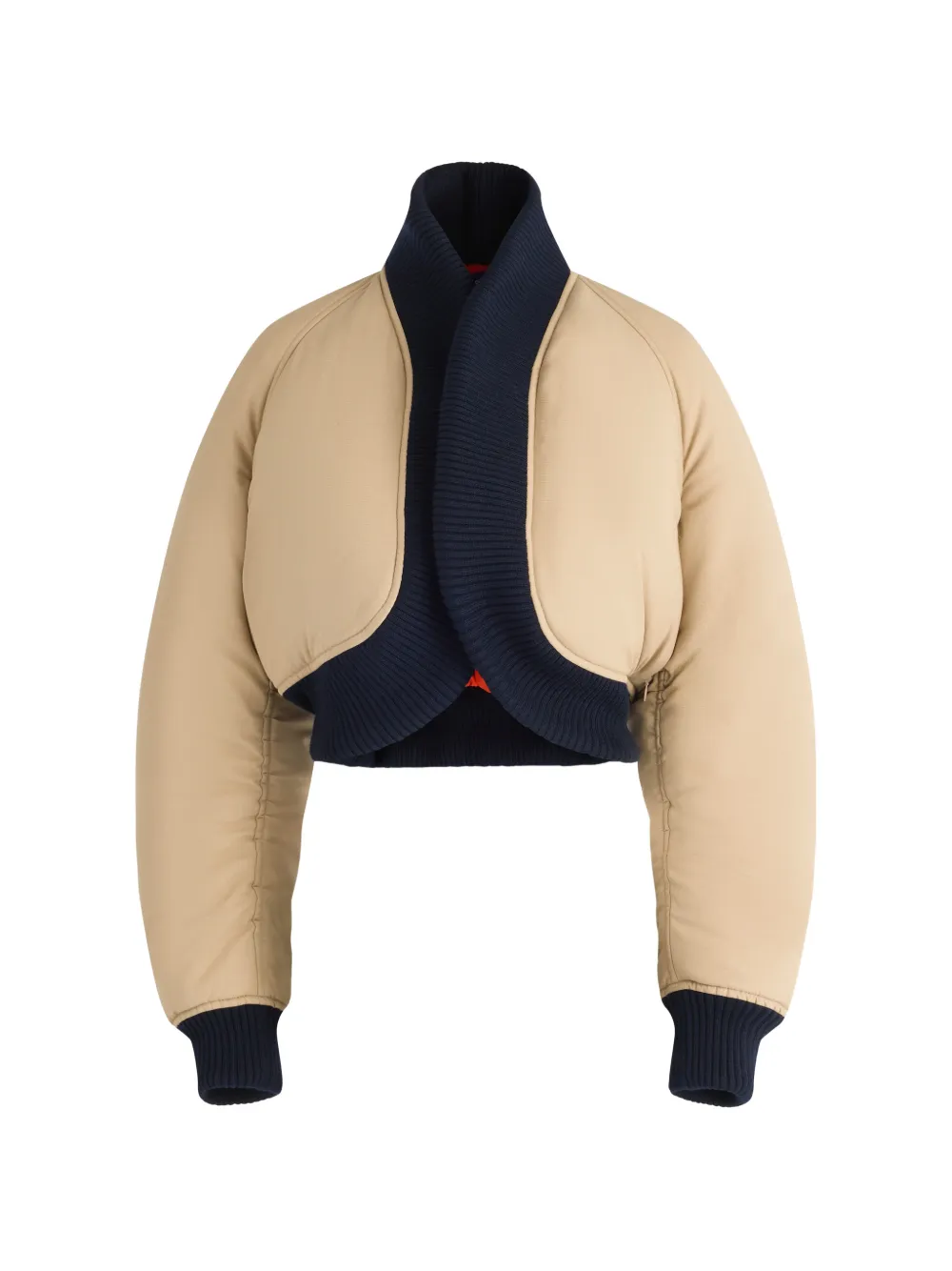 Jean Paul Gaultier Bomber a coste - Toni neutri