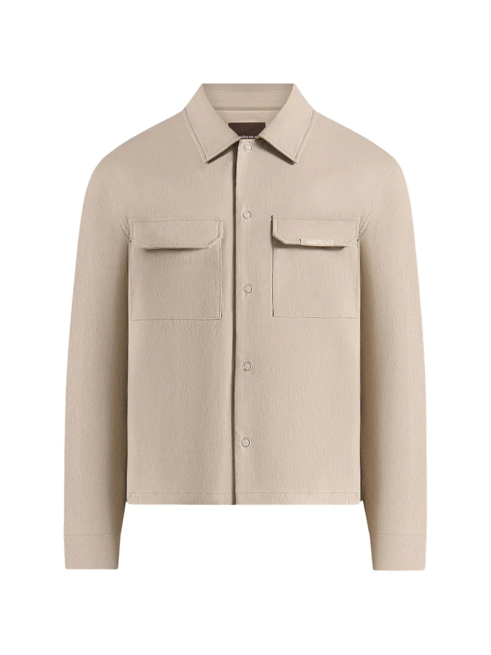 Manière De Voir Milo front-pocket shirt - Toni neutri