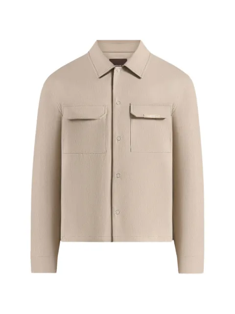 Manière De Voir Milo front-pocket shirt