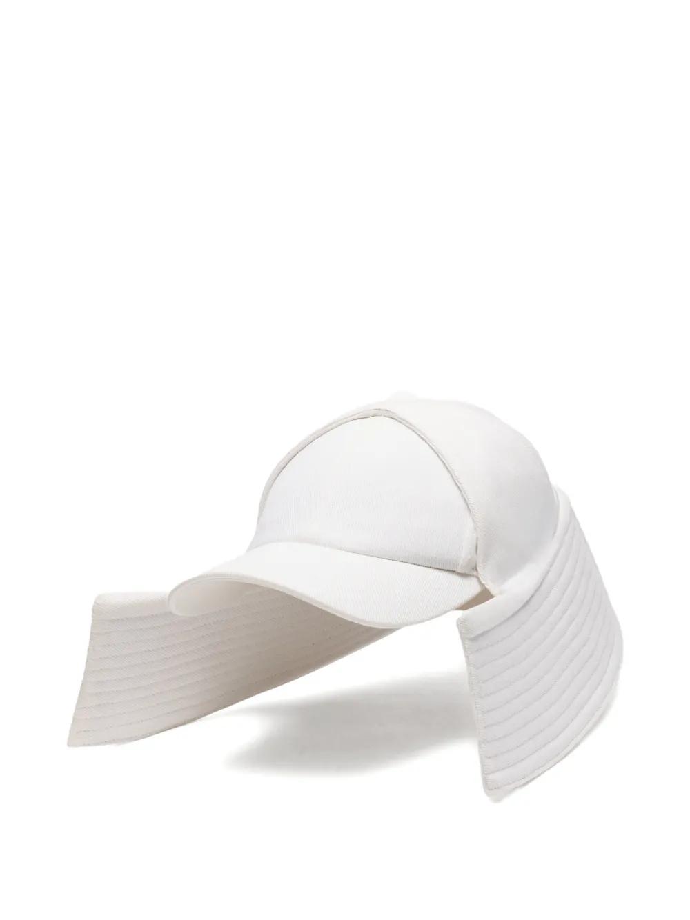 Jean Paul Gaultier reversible marine cotton hat - Bianco