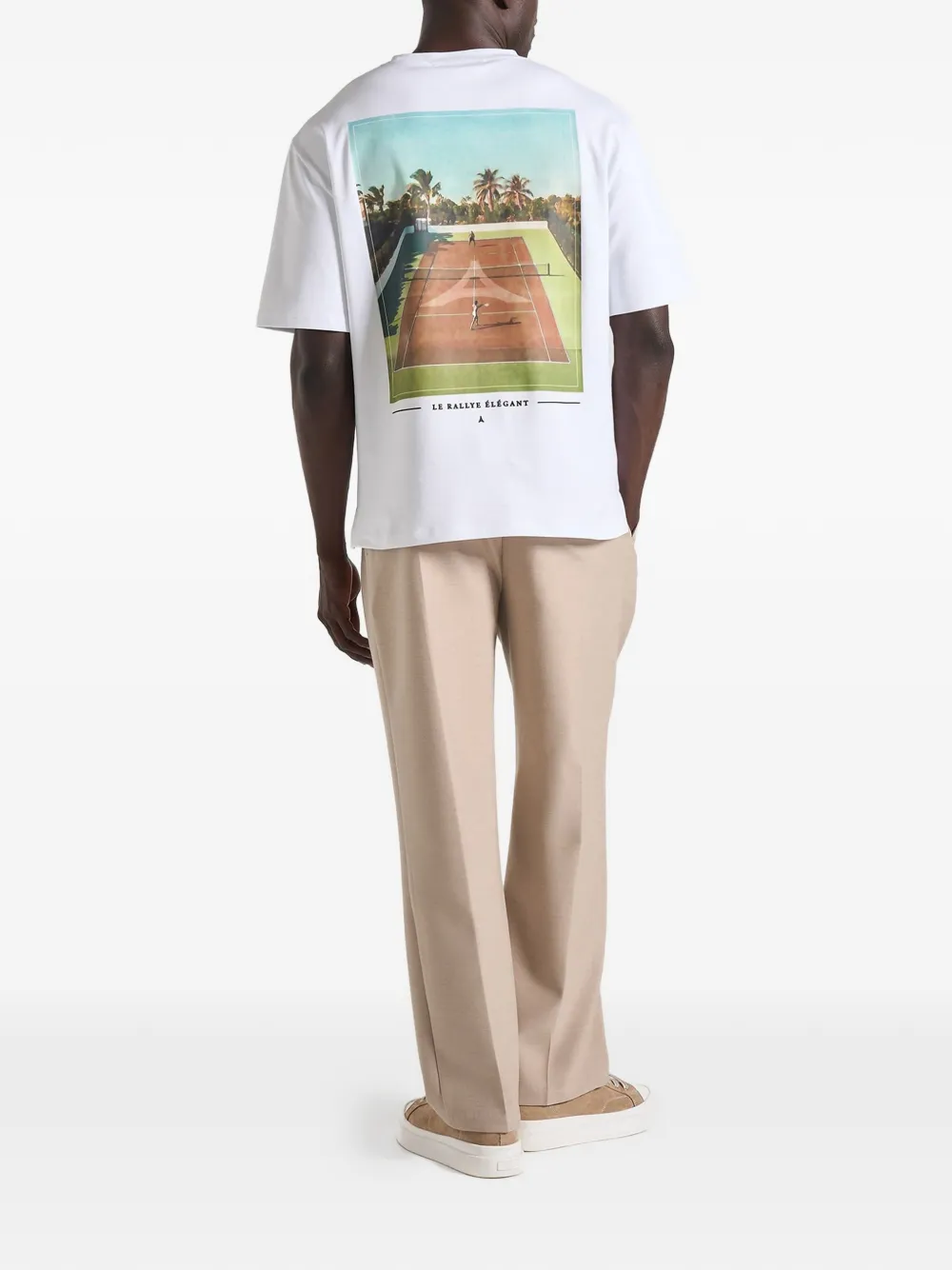  Manière De Voir Aaron Graphic T-shirt - White 