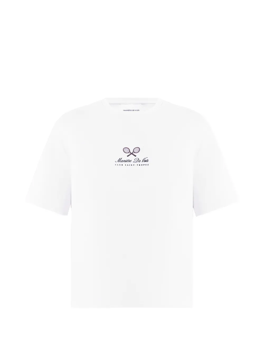 Manière De Voir Aaron graphic T-shirt - Bianco
