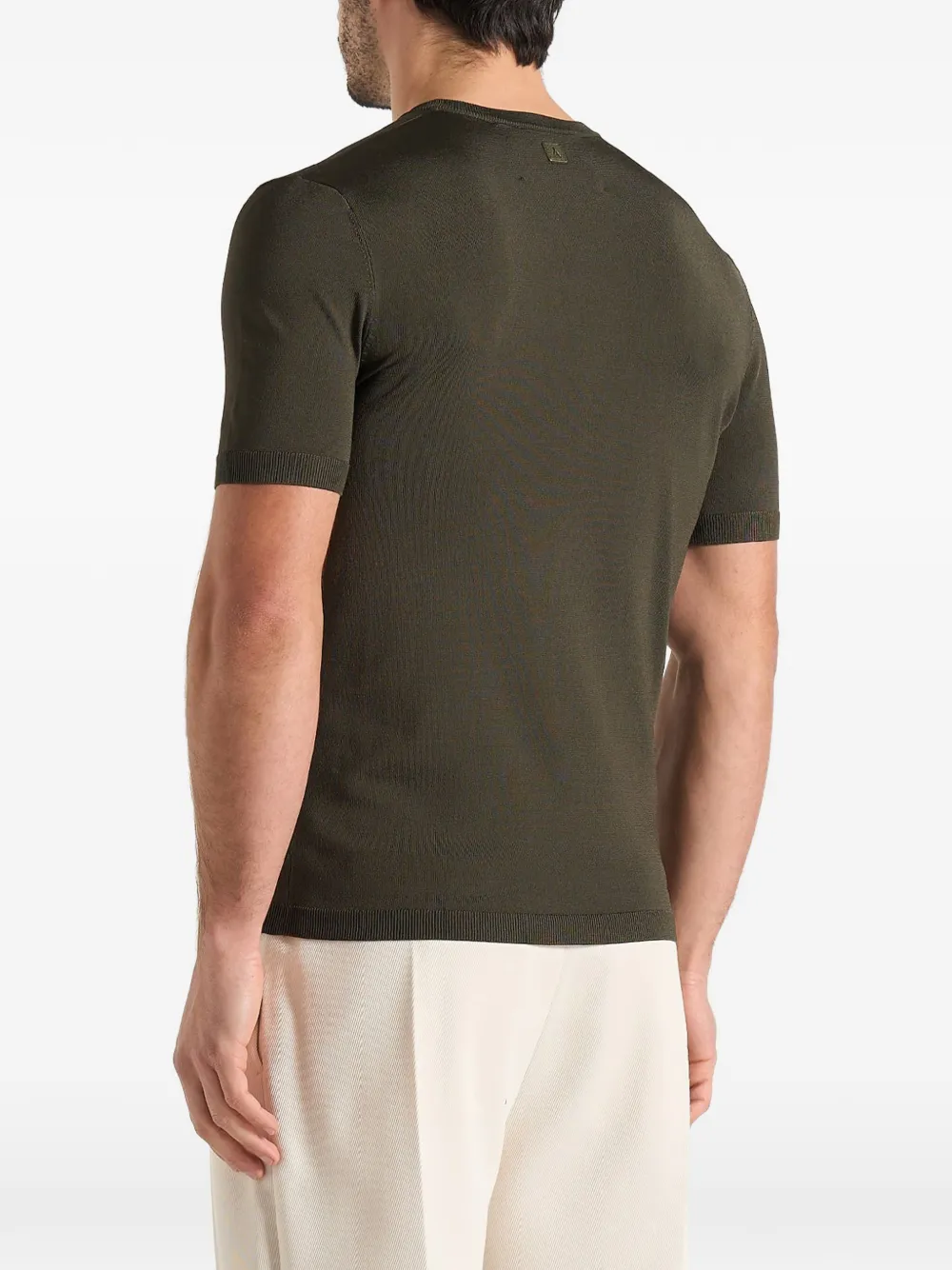 Manière De Voir TS010 gebreid T-shirt Groen