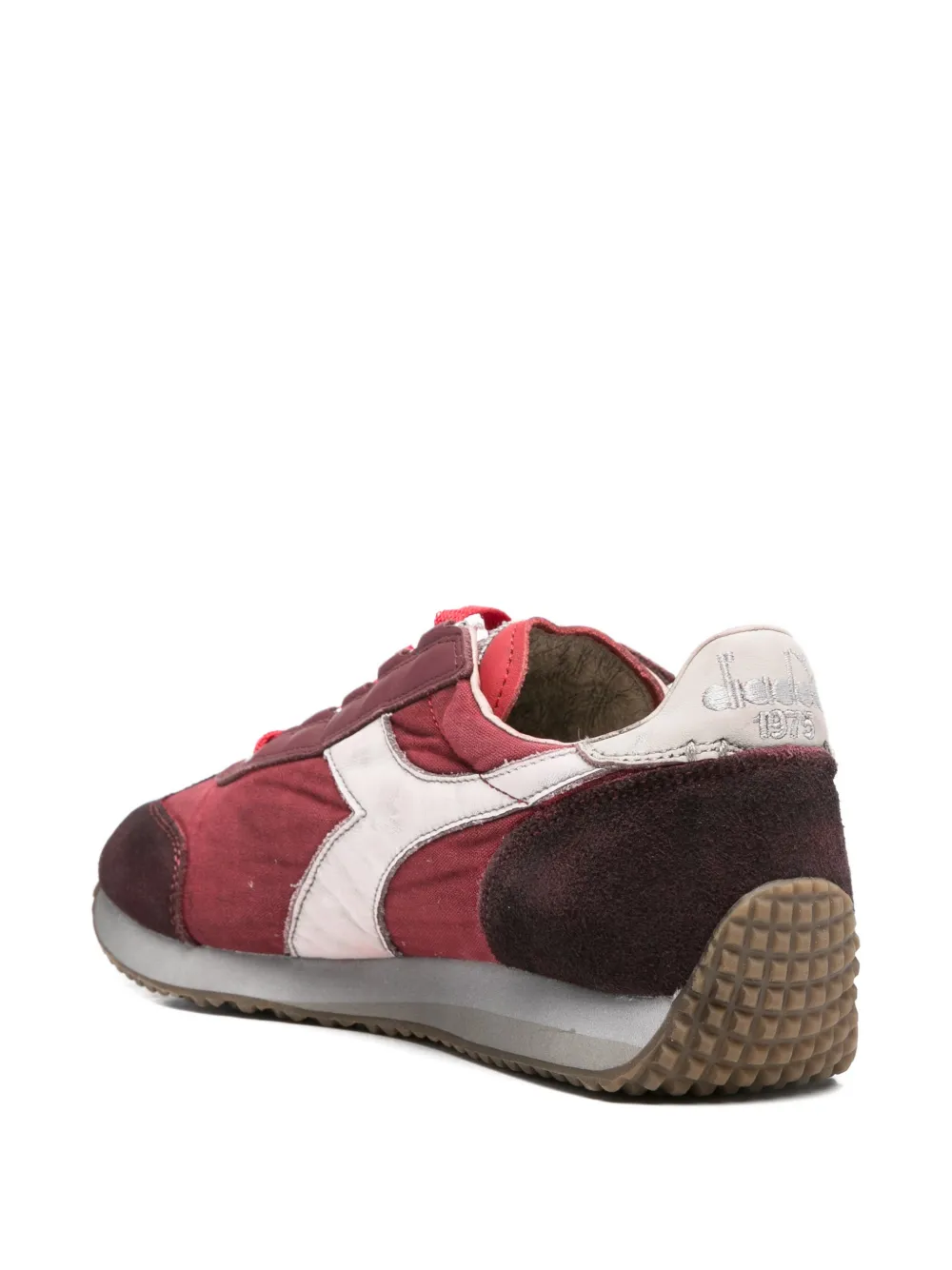 Diadora Equipe logo stripe leather sneakers Rood