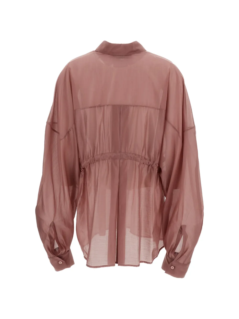  Thelatest Dalida Tie-waist Shirt - Pink 