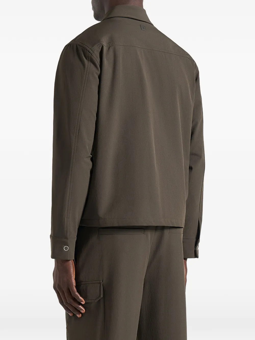  Manière De Voir Magnetic Pocket Cargo Jacket - Brown 