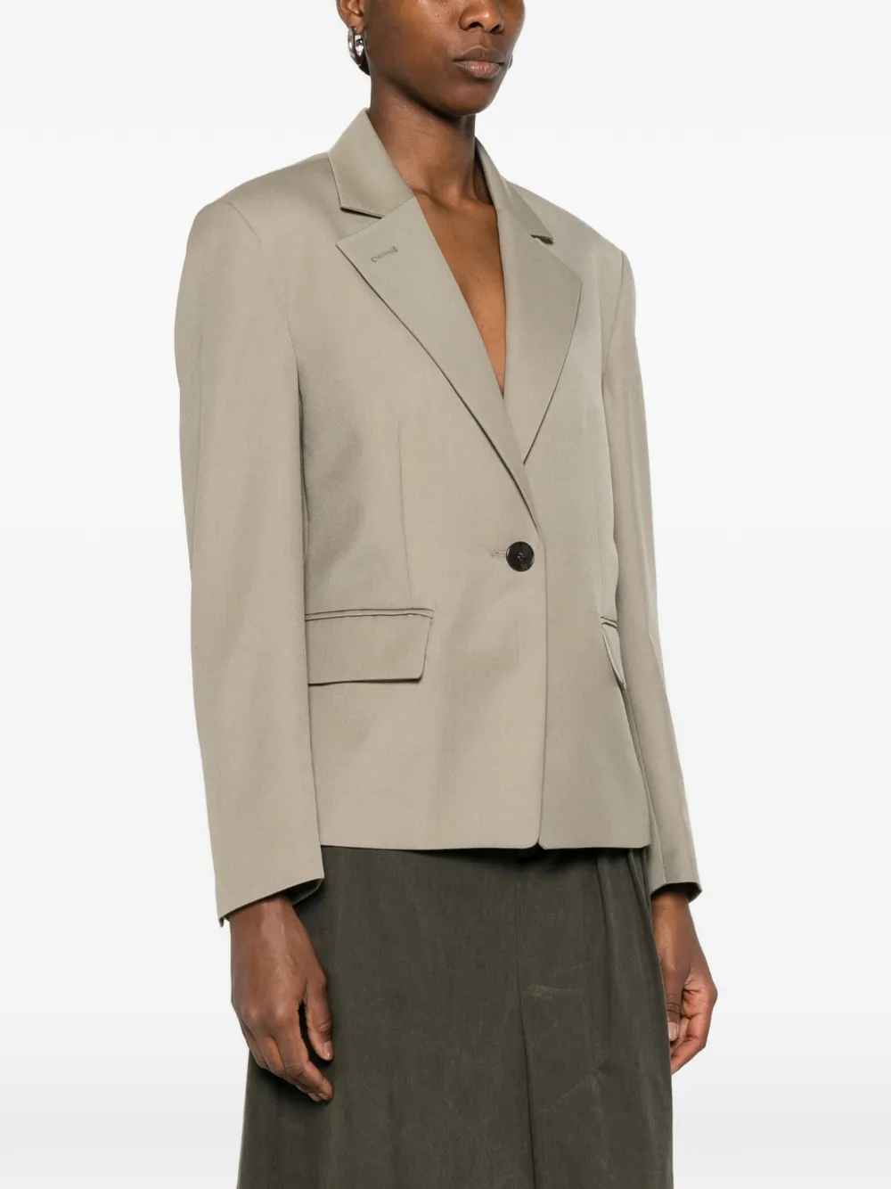  Low Classic Button Jacket - Neutrals 