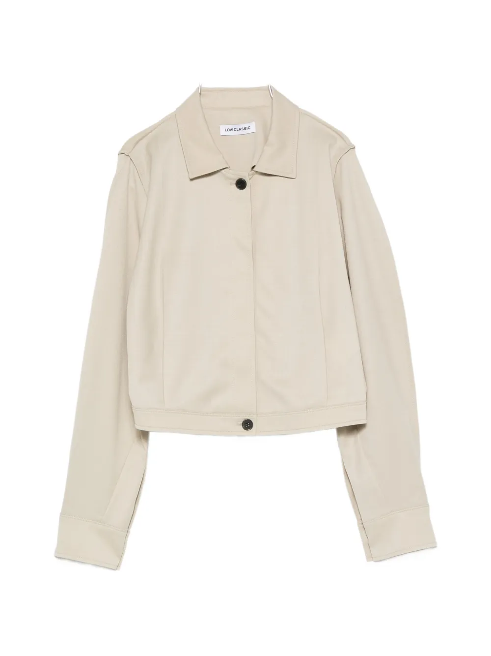 Low Classic button jacket - Toni neutri