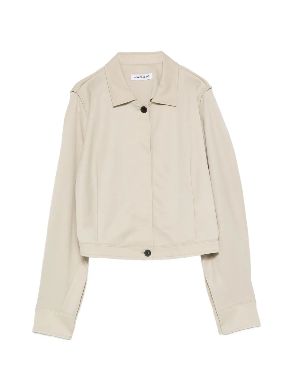 Low Classic button jacket - Toni neutri