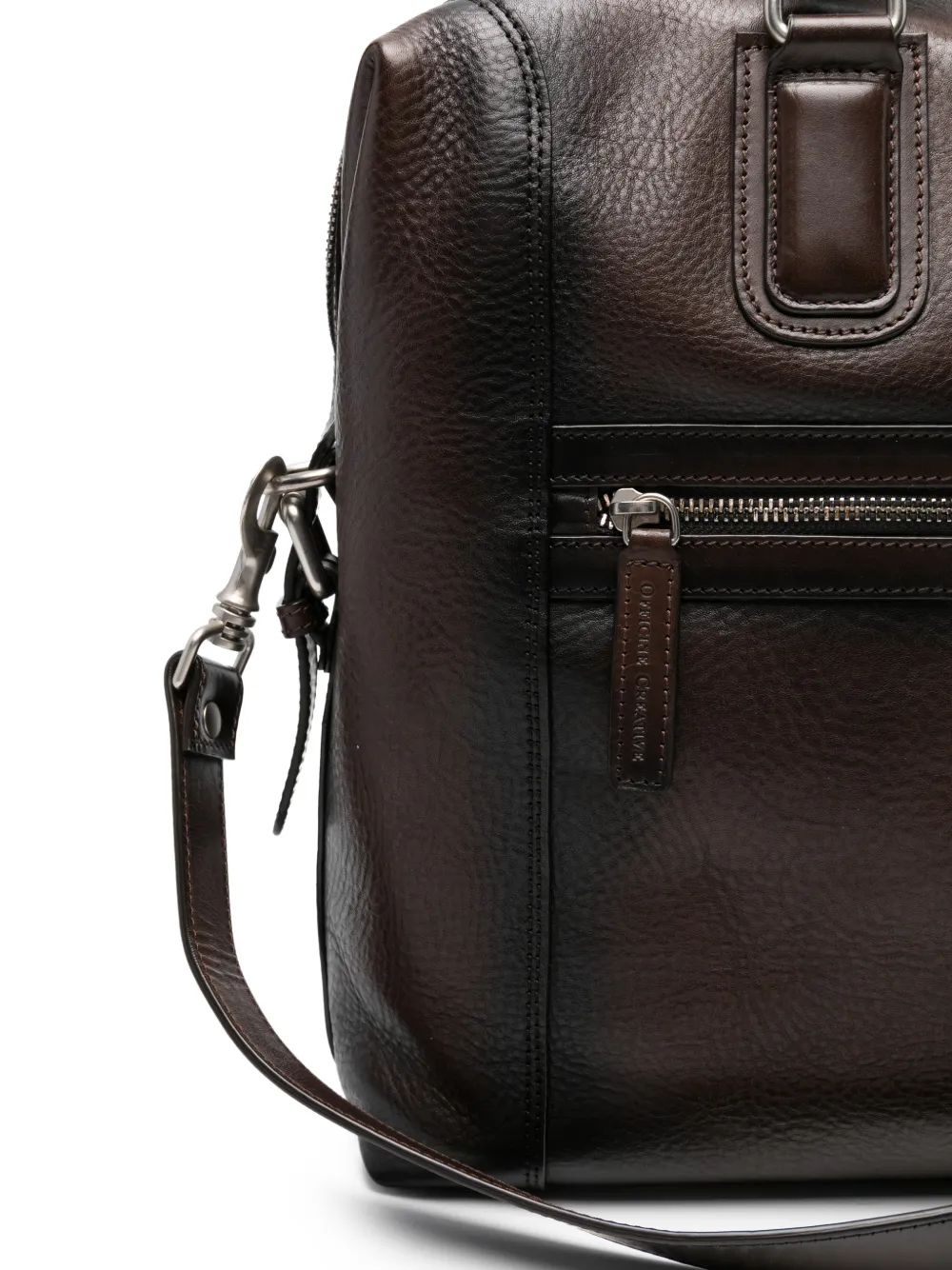  Officine Creative Jules 007 Briefcase - Brown 